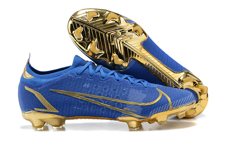 Nike Mercurial Vapor 14 Elite FG Or Bleu